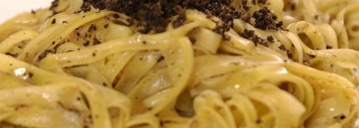 LA RICETTA: TAGLIOLINI AL TARTUFO