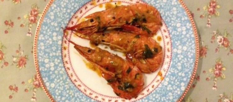 LE RICETTE DEL MESE DI DICEMBRE: GAMBERI ALL'ARANCIA e SPINACI CRUDI CON LIMONE E SCAGLIE DI PARMIGIANO REGGIANO