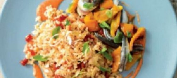 LE RICETTE DI OTTOBRE: RISO INTEGRALE CON POMODORI SECCHI E ALICI