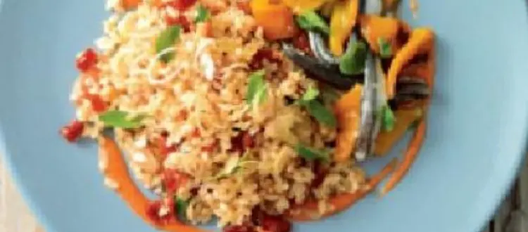 LE RICETTE DI OTTOBRE: RISO INTEGRALE CON POMODORI SECCHI E ALICI