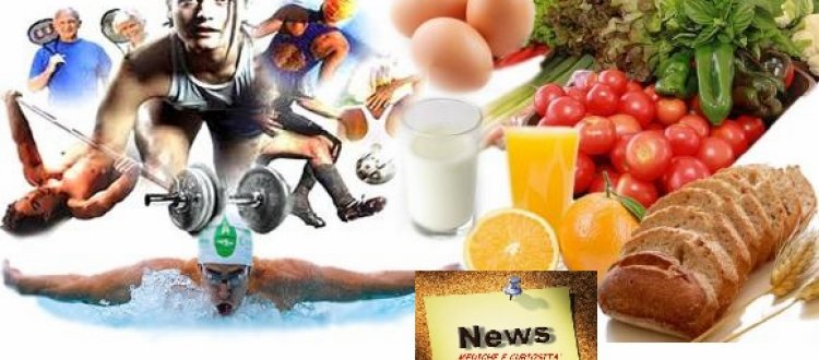 Qualche consiglio sull'alimentazione di chi fa sport e qualche altra curioisità